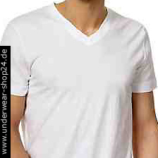 V-Shirt mit V-neck