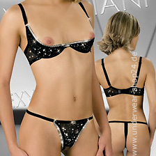 Set Bra und String ouvert